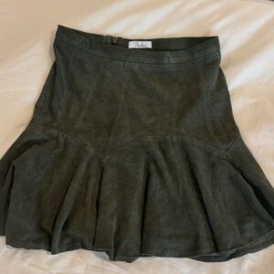 Parker Women's Dark Green A-Line Skirt